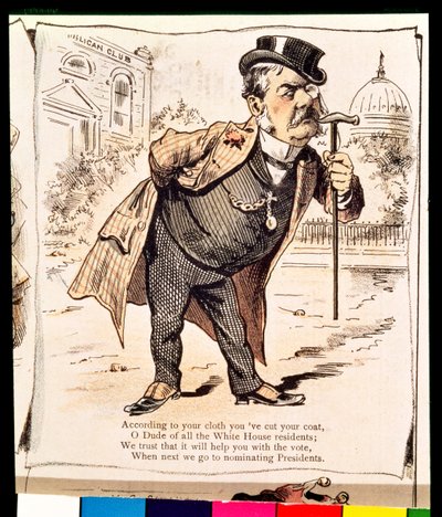 Caricature de Chester Alan Arthur, c.1883 - American School